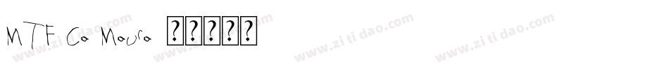 MTF Ca Maura字体转换